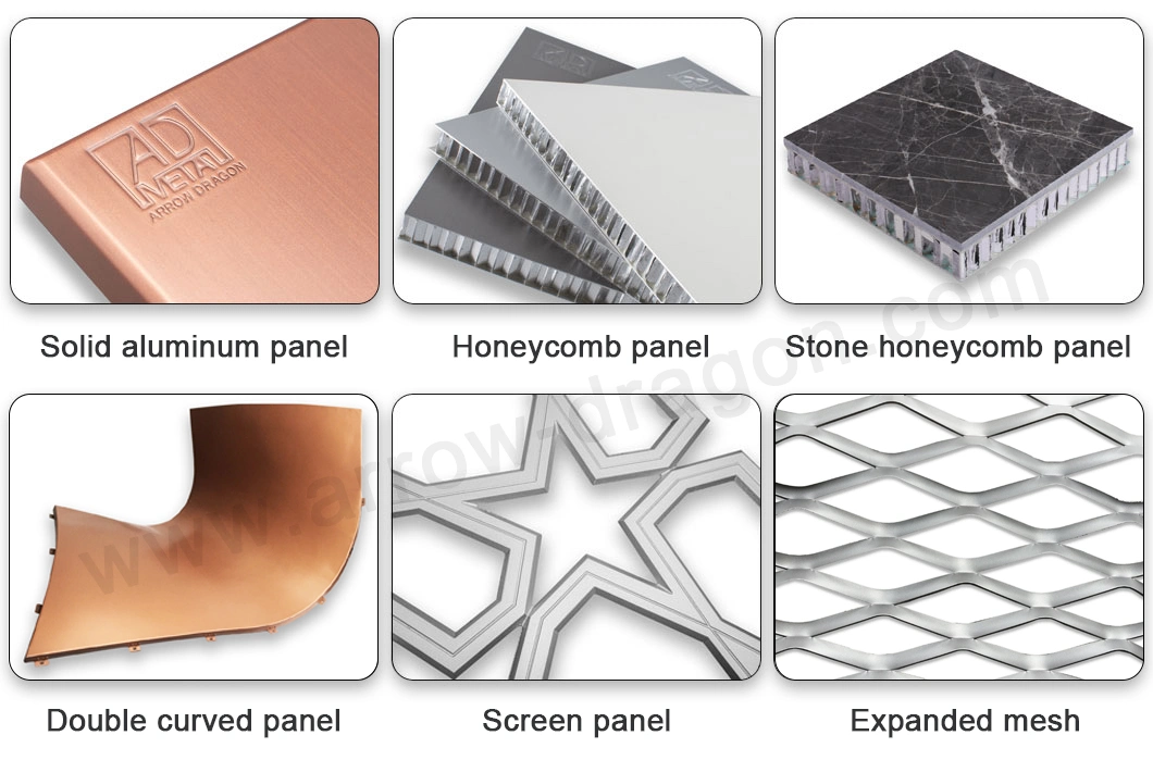 High Strength Metallic Paint Aluminum Decorative Wall Panel for Roof Covering/Ceiling