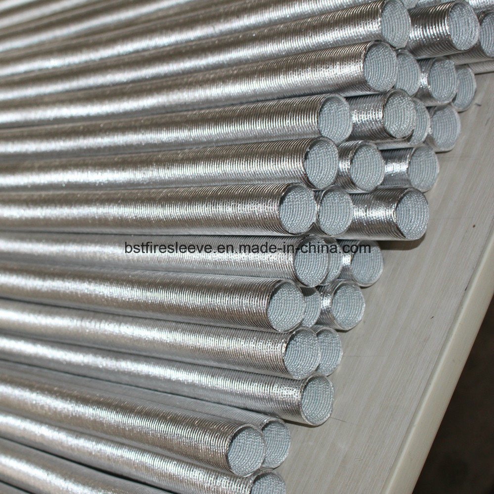 Aluminum Foil Glass Fiber Heat Reflective Heat Shield Sleeve