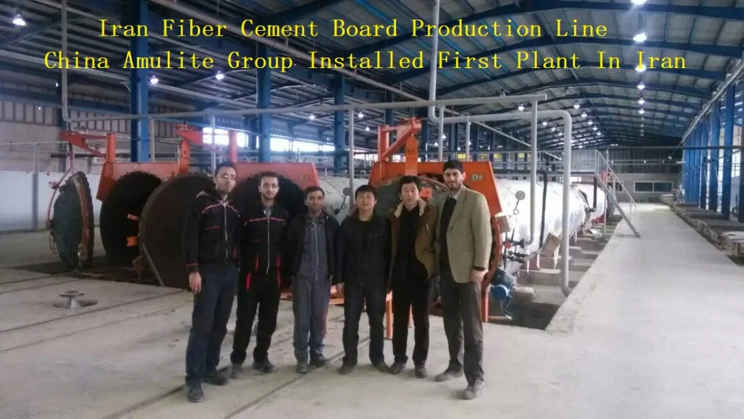 Flow-on Double Width Production Line Calcium Silicate Fiber Cement Board Cambodia Project