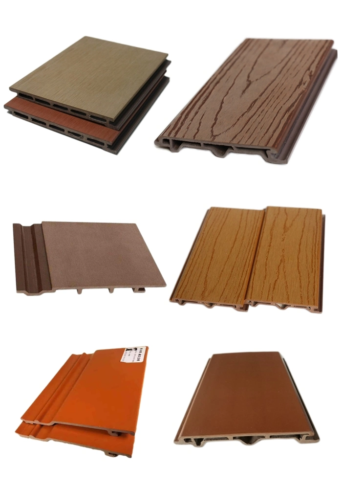 Factory Outlet Heat Resistant WPC Wood Plastic Composite Outdoor Wall Panel Cladding with Anti UV