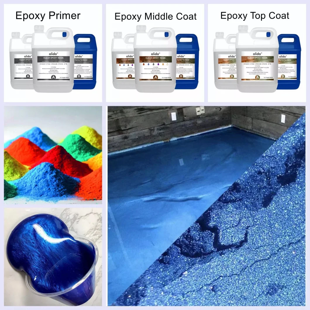 Concrete Self-Leveling Transparent Epoxy Resin Floor Paint