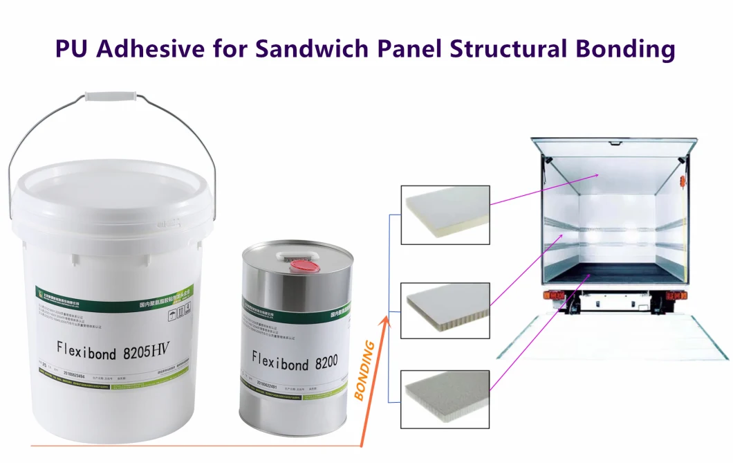 2c Polyurethane Adhesive for Van Truck Sandwich Panel Structural Bonding