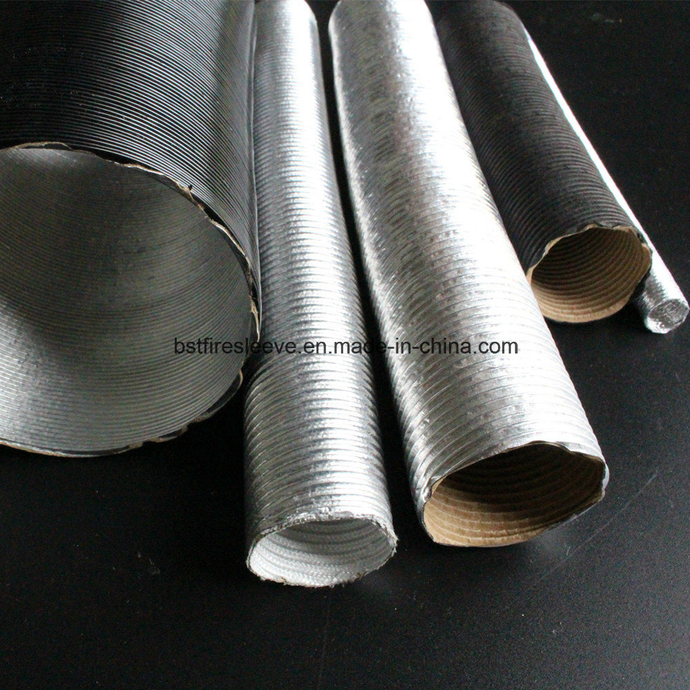 Aluminum Foil Glass Fiber Heat Reflective Heat Shield Sleeve