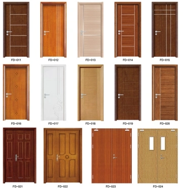 BS Interior Fire Rated Wood Door Single Fireproof Wooden Door Entry Fire Door (FD-JY-011)