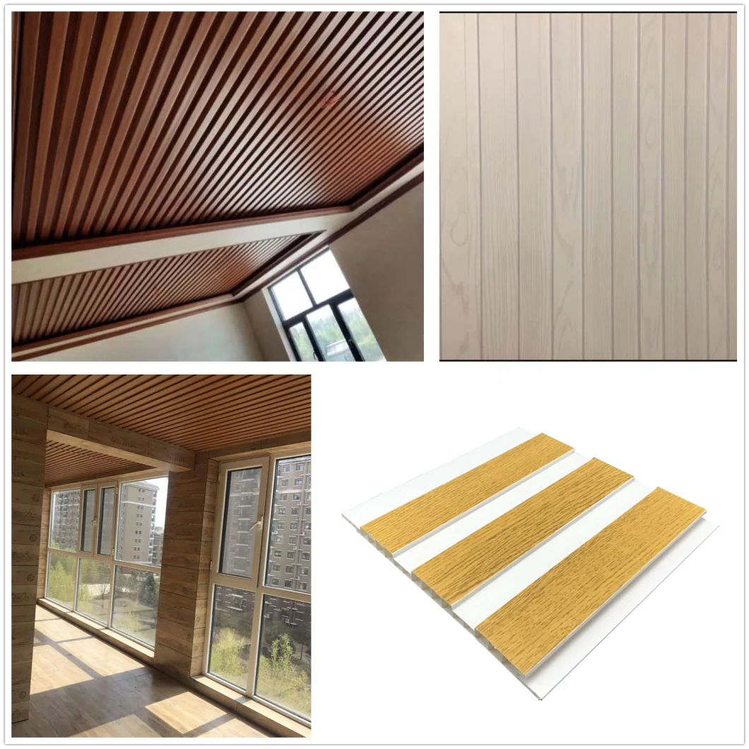 6/7/8mm Thick Plastic Wall Cladding Panel De PVC Decorative Ceiling for Interior Design