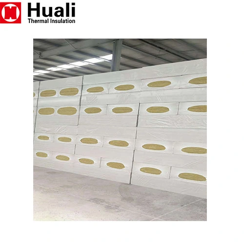Huali 80kg/M3 Rock Wool Board Fireproof Insulation