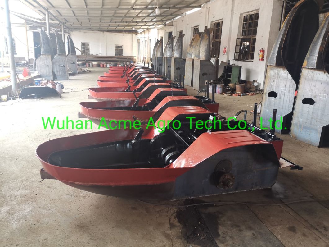 Paddy Field Tractor, Paddy Field Boat Tractor Paddy Tire Farm Boat Tractor for Rice Field Cultivation