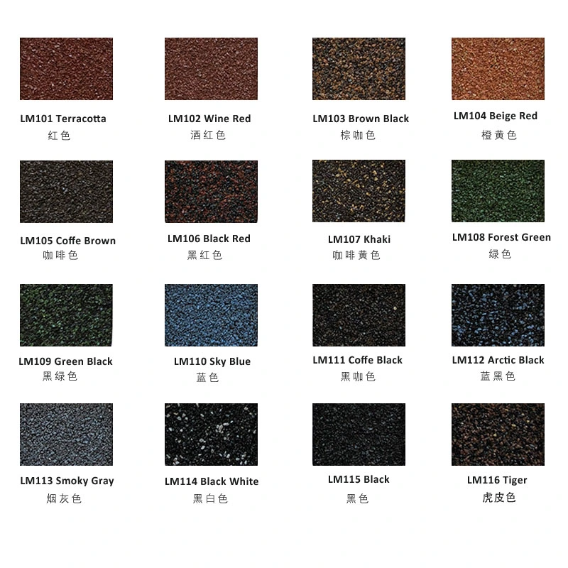 Wood Type Metal Roof Tile with Stone Coated
