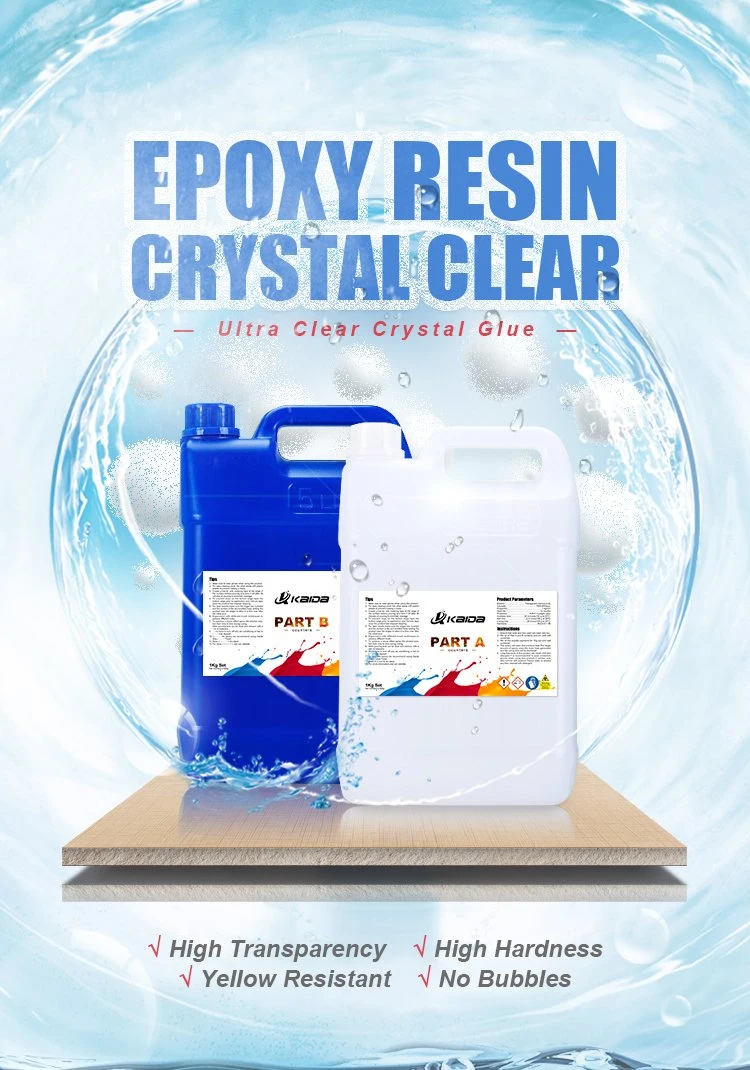 Kaida Waterborne Ab Two Parts Transparent Clear Epoxy Resin Epoxy Primer Anticorrosive Coating Floor Coating Epoxy Resin with Hardener Water Based Epoxy Resin