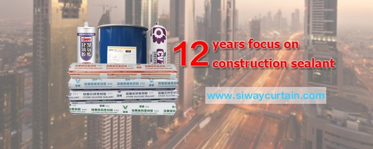 High Adhesive Construction Curtain Wall Neutral Cure Structural Silicone Sealant
