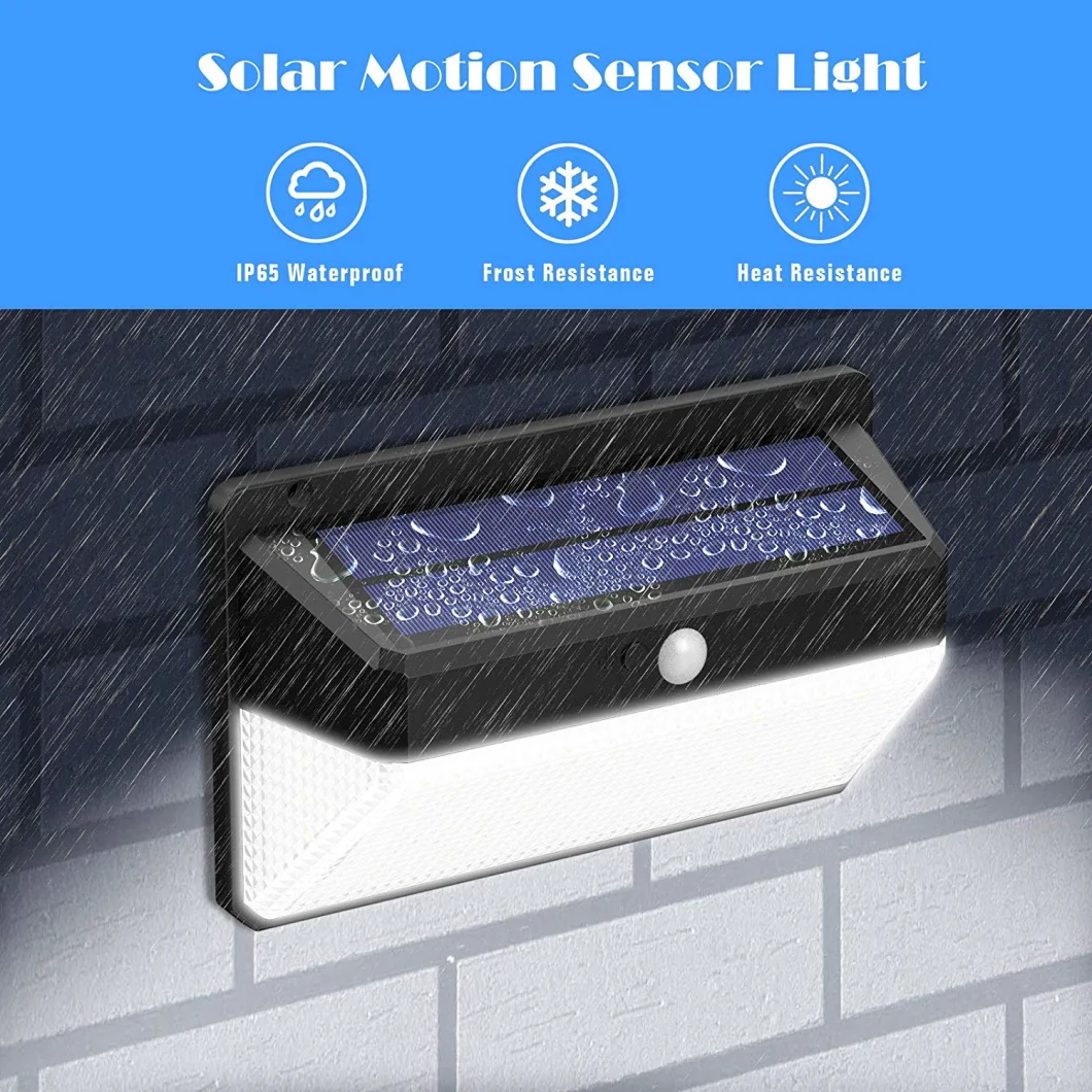 New Product Design Super Bright Security Garden Waterproof Wireless Motion Sensor 228 LED Solar Wall Lights