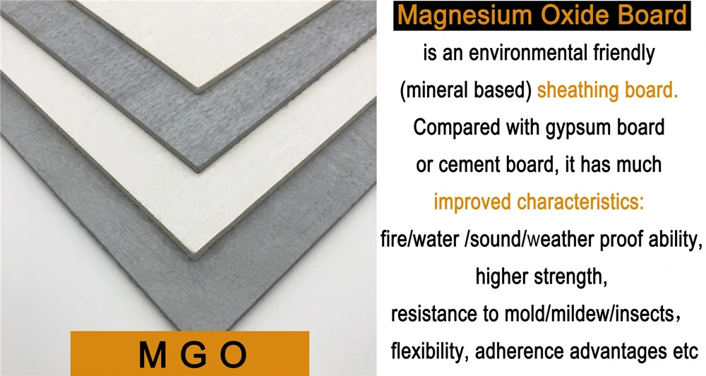 MGO EPS/ XPS Fireproof Material SIP Sandwich Panel for Wall Low Price Magnesium Oxide Panel