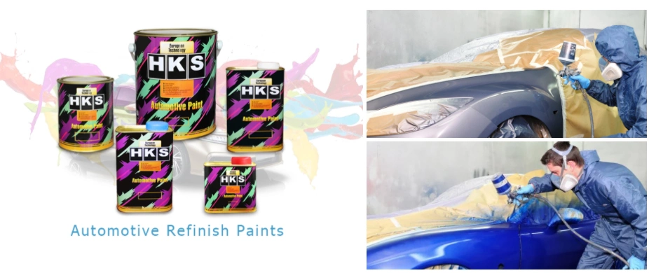 1K Metallic Car Paint Acrylic Paint Automotive Refinish Coating Peinture Acrylique Suppliers of Automotive Paint