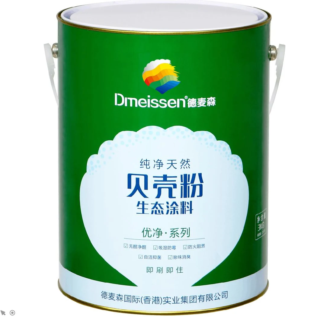 3kg Dmeissen Eco-Friendly SGS Approved Wall Paints Top Coating Paint for Nursing House