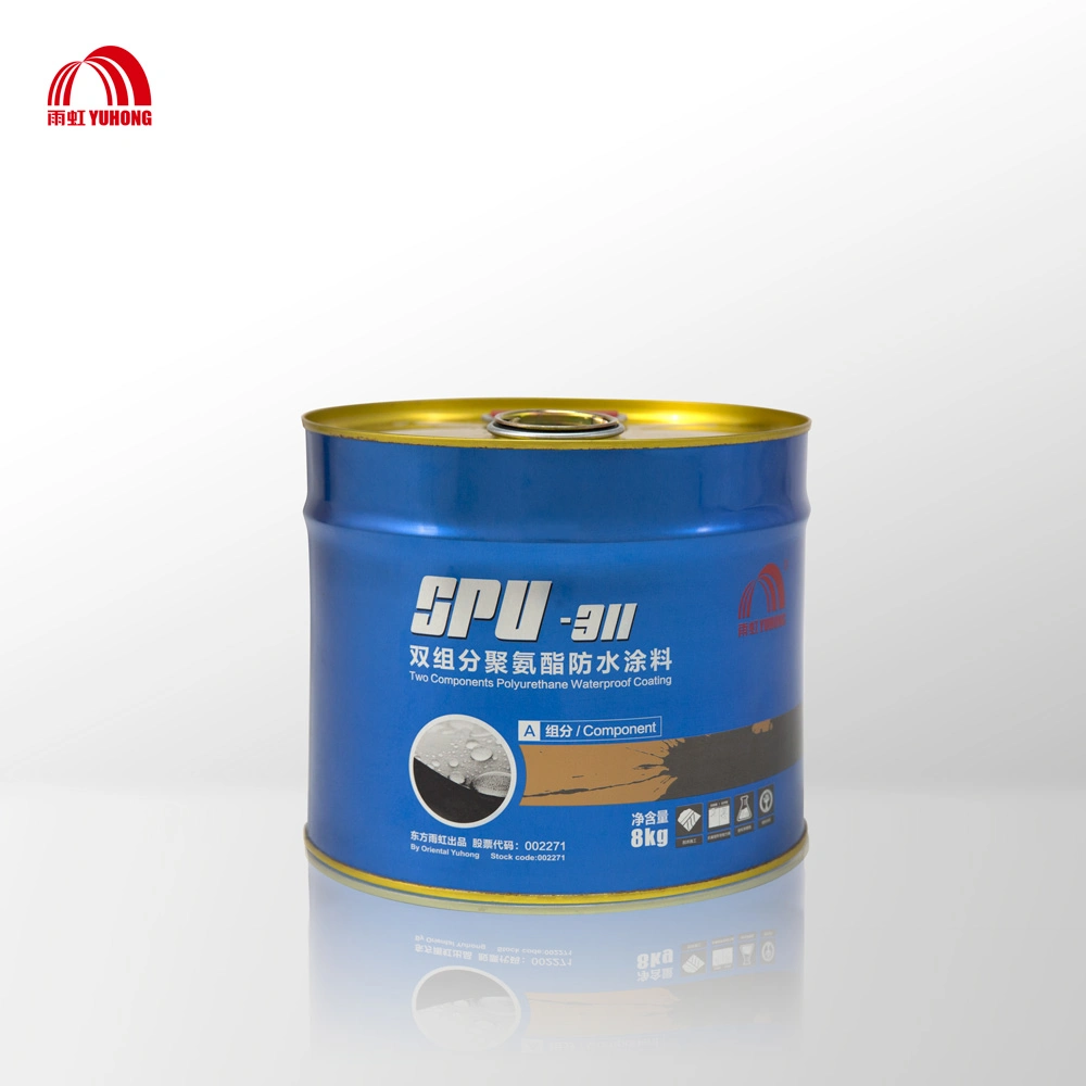 Two Components Polyurethane Waterproof Coating (blue)