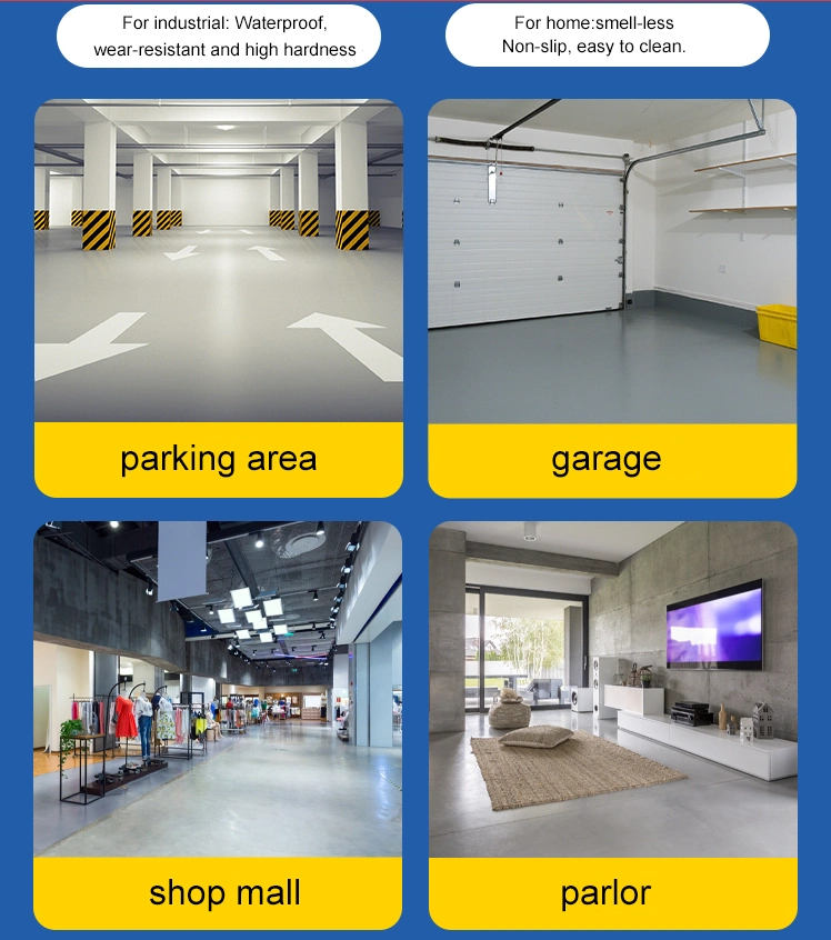 Epoxy Floor Paint Water-Based Colord Contrete Epoxy Based Floor Paint Primer Warehouse Floor Paint