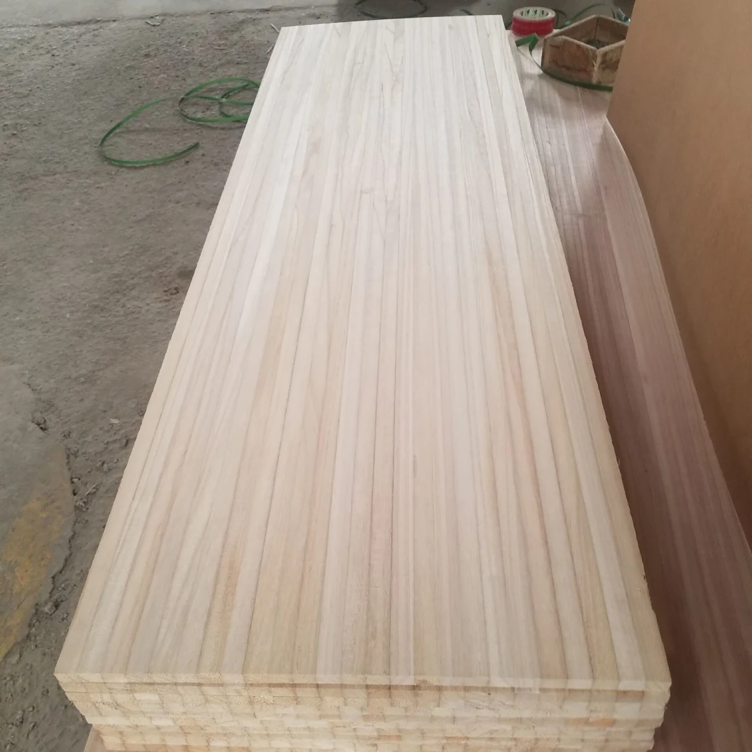 The Best China Manufacturer Solid Wood Board Paulownia Edge Glued Panels