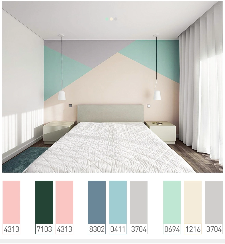 PAC Interior Wall Paint Decoration Paint Emulsion Paint for Bedroom Latex Paint Water-Based Diatom Mud Coating