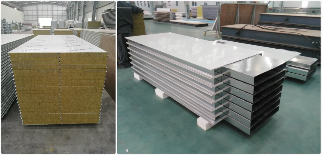 Lightweight/Fireproof Fast Install Easy Install EPS Sandwich Panel Wall Panel for Interior Wall Exterior Wall