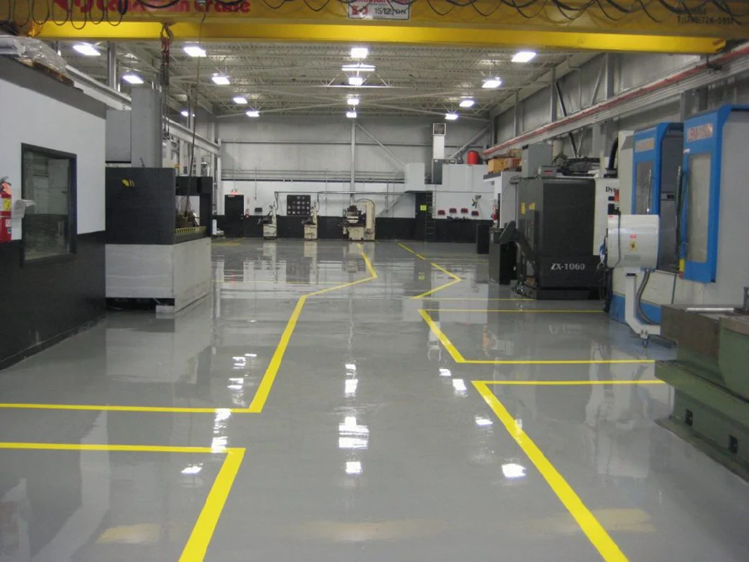 Solid Color Warehouse Epoxy Resin Coating Floor System