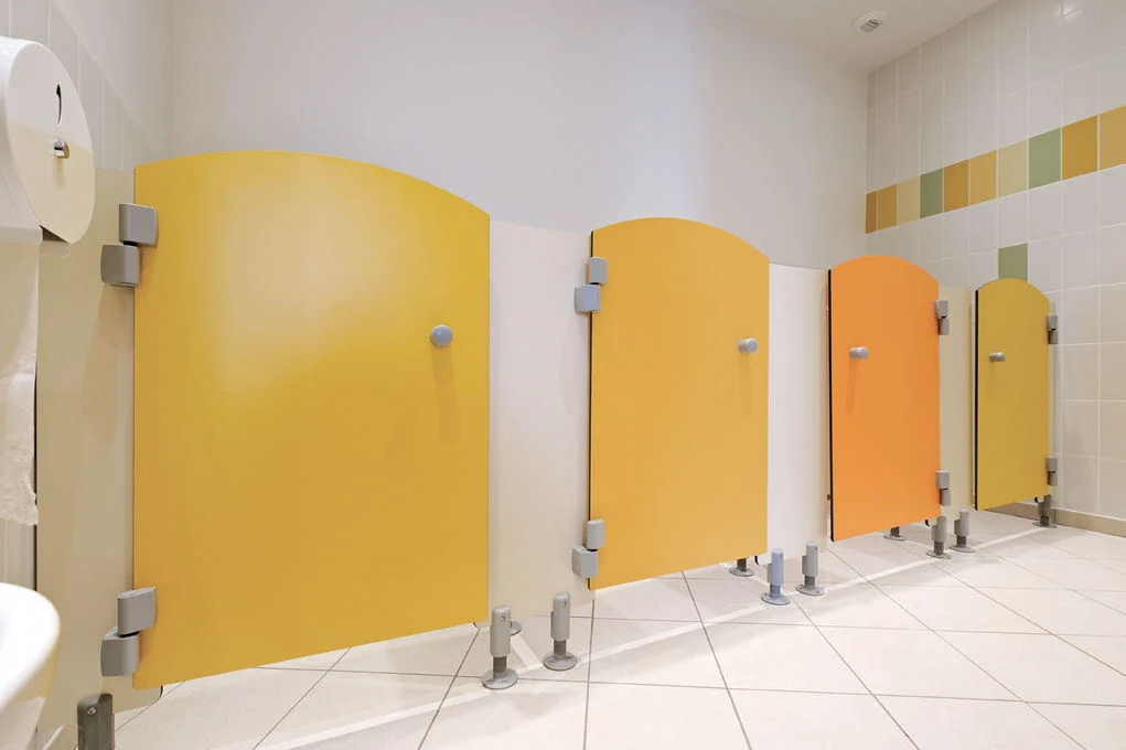 Shopping Mall Aluminum Honeycomb Board Toilet Partition