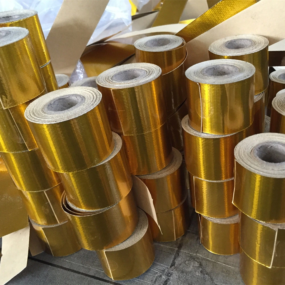 Heat Reflective Aluminized Gold Thermal High Heat Tape