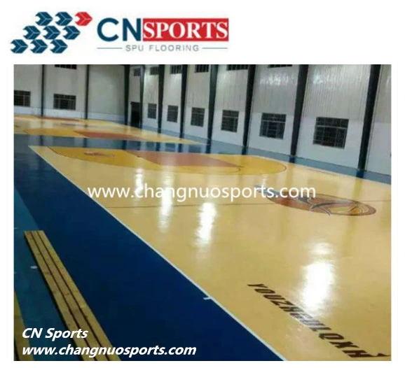 Eco-Friendly Outsanding Acrylic PU Painting Flooring Coating for Indoor/Outdoor Basketball Game Court