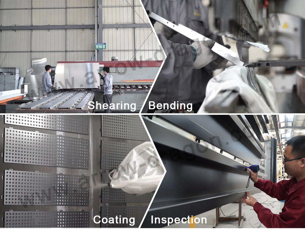 Custom Size Metallic Paint Aluminum Wall Cladding for Exterior Wall Decoration