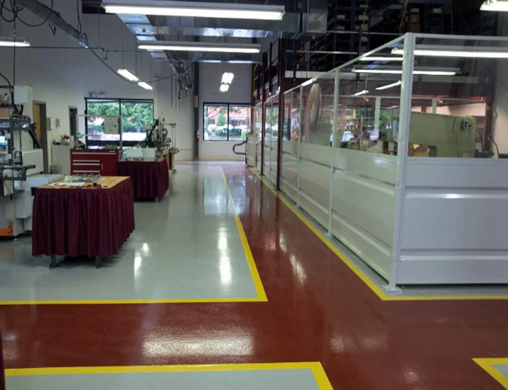 Fashion Warehouse Solid Color Epoxy Resin Floor Coating Flooring