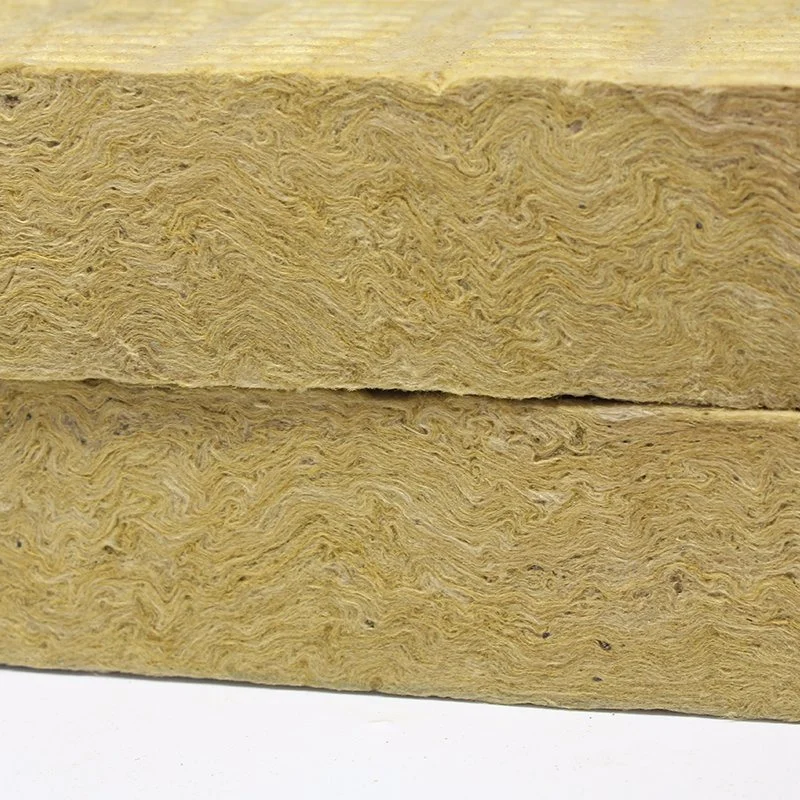 80kg/M3 Rock Wool Board Fireproof Insulation