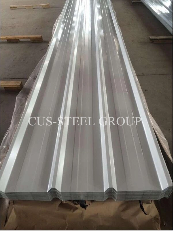 Profiled Painted Galvanized Metal Roofing Sheet/Trapezoid Roof Sheet
