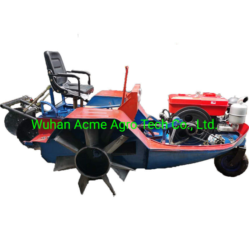 Paddy Field Tractor, Paddy Field Boat Tractor Paddy Tire Farm Boat Tractor for Rice Field Cultivation