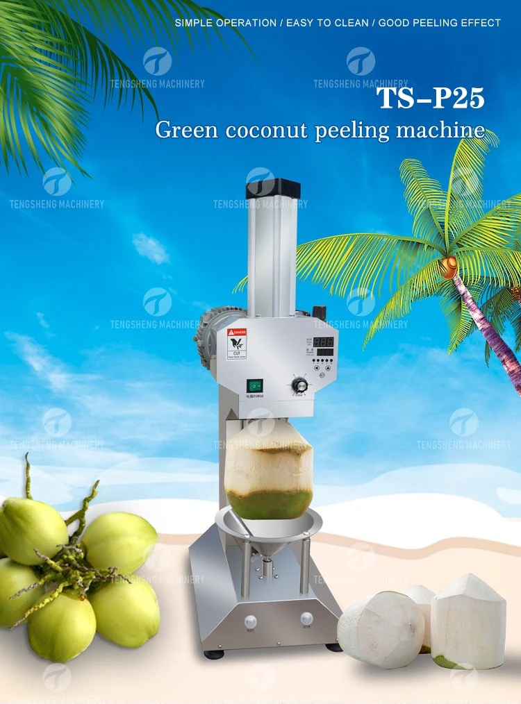 Young Green Coconut Cutting Machine Coconut Shell Peeling Machine (TS-P25)