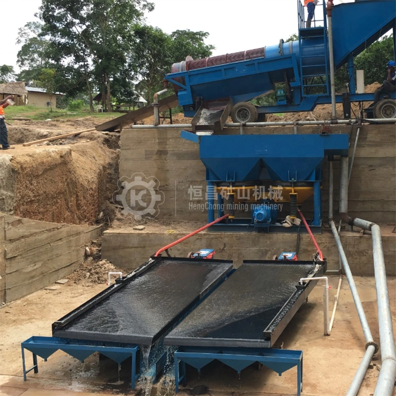 Portable Gold Mining Equipment Gold Washing Machine 5 Tons Small Scale Gold Processing Plant