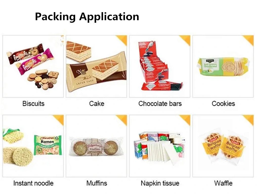 Automatic Wafer/Egg Rolls Waffle Biscuits Pouch Packing Machine Price