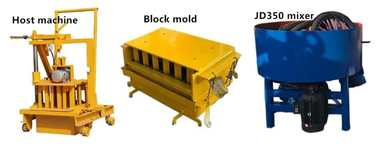 Best Selling Qm2-42 Small Movable Egg Laying Block Machine Manual Brick Making Machine Factory Price