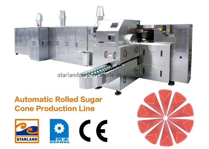 Fully Automatic Production Line of Electric Thickened Egg Cone Making Machine