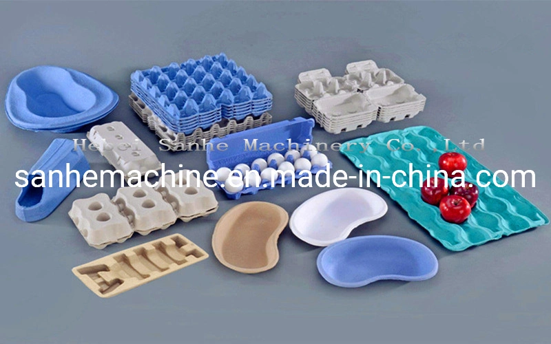Fully Auto Recycled Pulp Forming Machine Egg Tray Moulding Machine