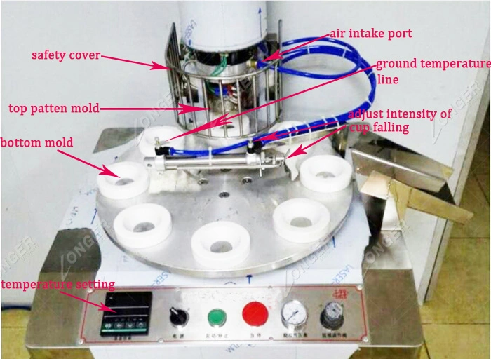 Cheap Price Egg Tart Shell Moulding Pie Crust Maker Machine