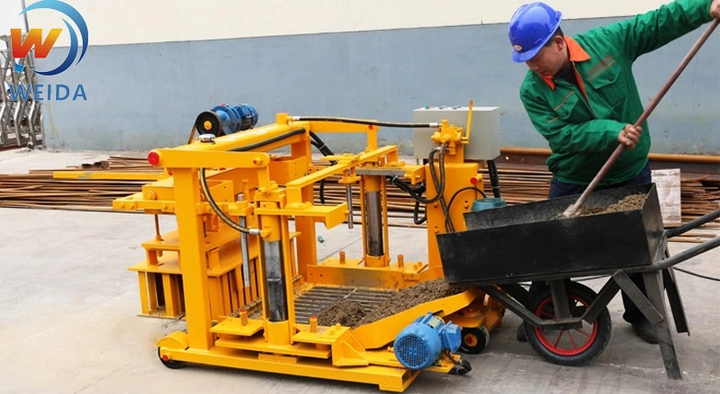 Hot Selling Africa Manual Cement Hollow Brick Making Machine Egg Laying Concrete Block Brick Machine Price