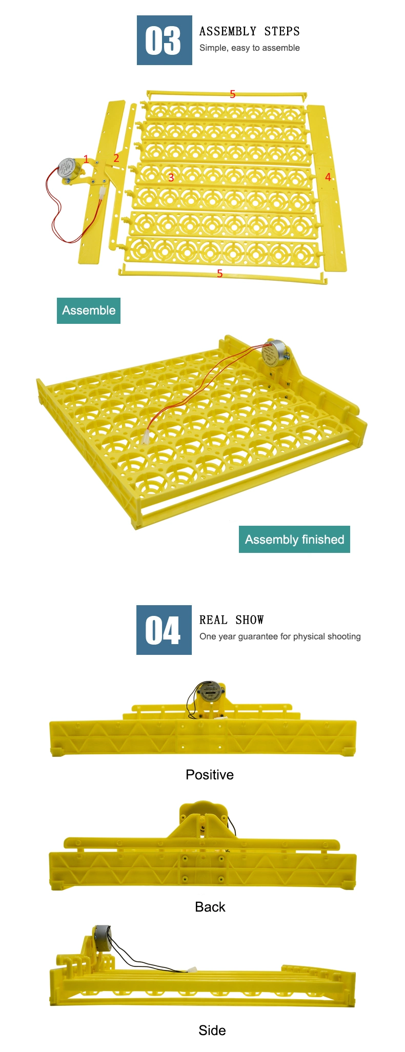 56 Egg Tray with Motor Egg Incubator Spare Parts