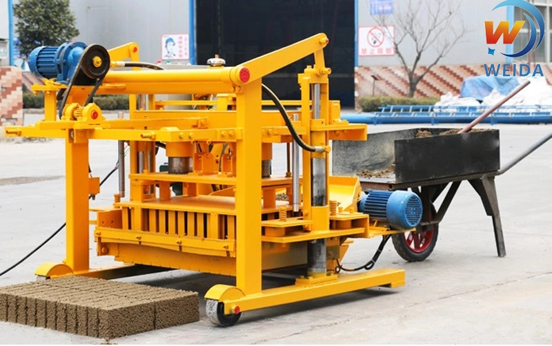 Egg Laying Brick Maker Machine Manual Mobile Small Mini Hollow Block Making Machine Products Cement