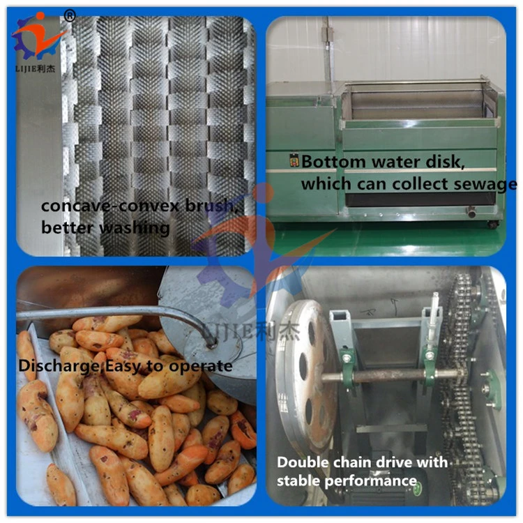Fish Scale Peeling Machine Commercial Cassava Washing and Peeling Machine