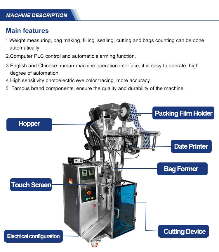 Small Sachet Chemical Washing Powder Small Business Packing Machine