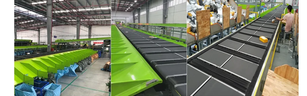 Cross Belt Sorting Conveyor Straight Line Sorting Machine Automatic Sorting Machine Express Sorting Machine