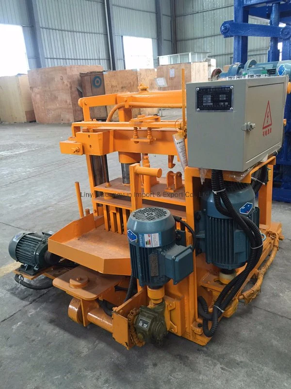 Small Brick Machine Egg Layer Qt40-3A Egg Layer Block Molding Machine Vibration to Produce Bricks