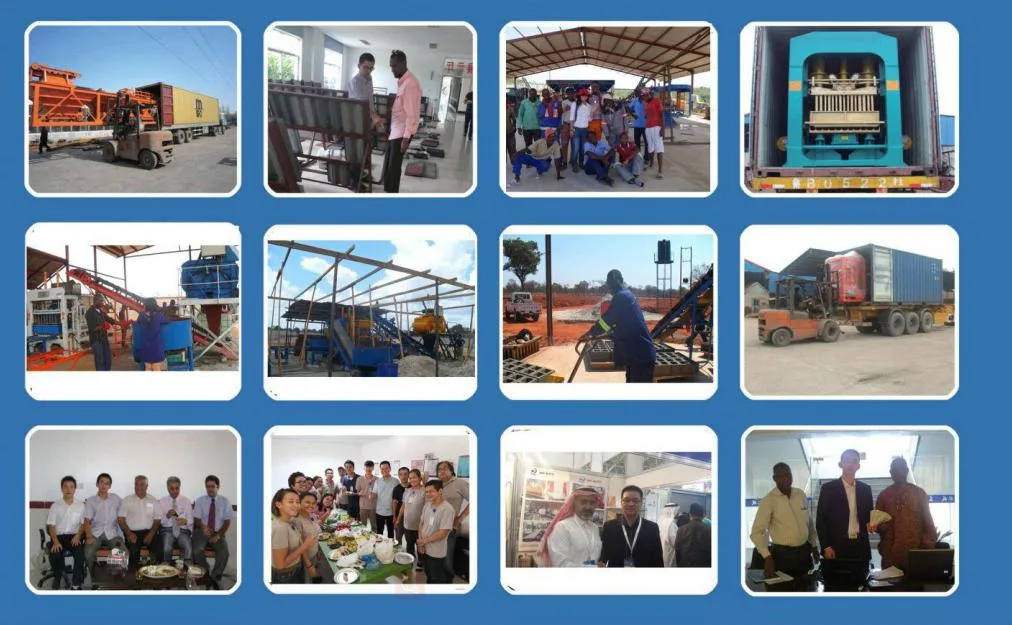 Weda Qm4-28 Type Egg Layer Concrete Block Making Machinery/Brick Making Laying Brick Machinery