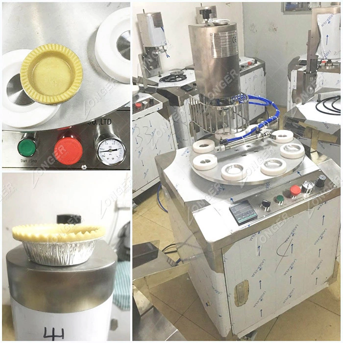 Automatic Egg Tart Crust Presser Production Tart Shell Forming Machine