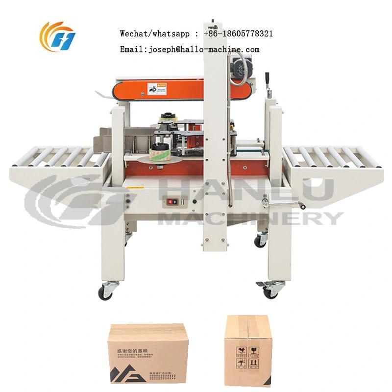 Popular Carton Sealing Machine Box Carton Sealer Semi-Auto Stainless Steel Packing Machine