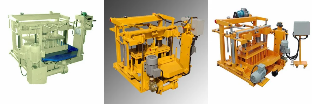 Weda Qm4-28 Type Egg Layer Concrete Block Making Machinery/Brick Making Laying Brick Machinery